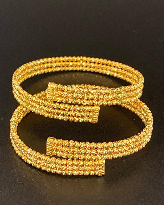 2 Piece Bangle Set - 21k - 41.8 grams