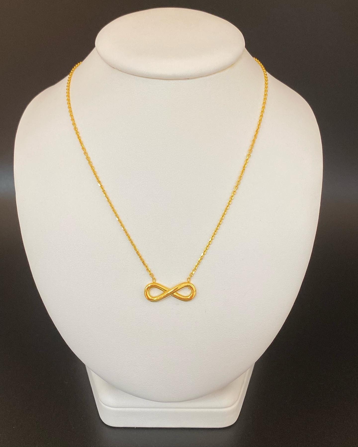 Infinity Necklace - 21k - 4.7 grams