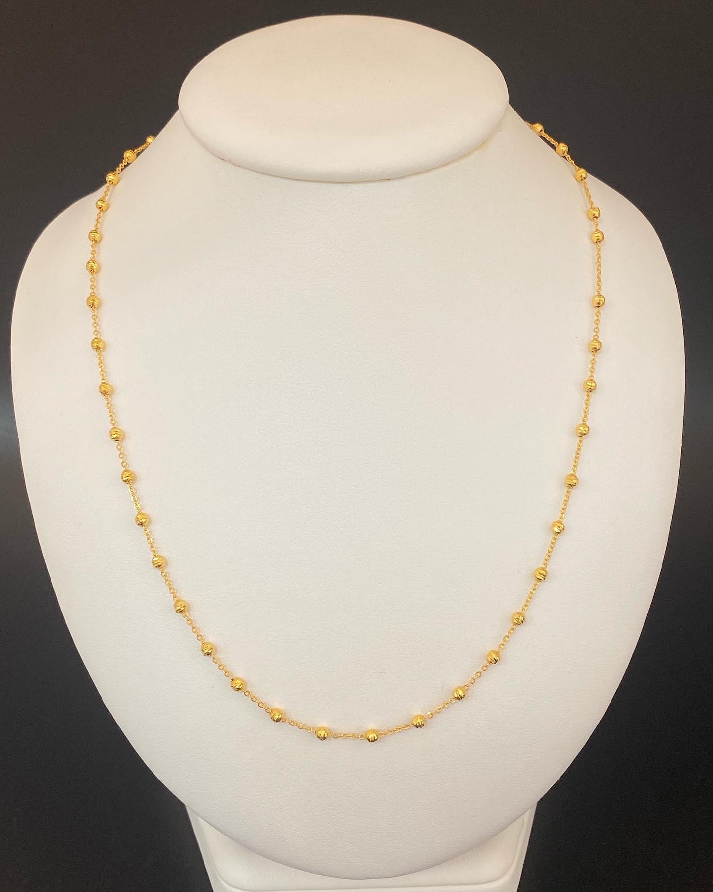 21k Necklace - 18'' - 3.9 grams