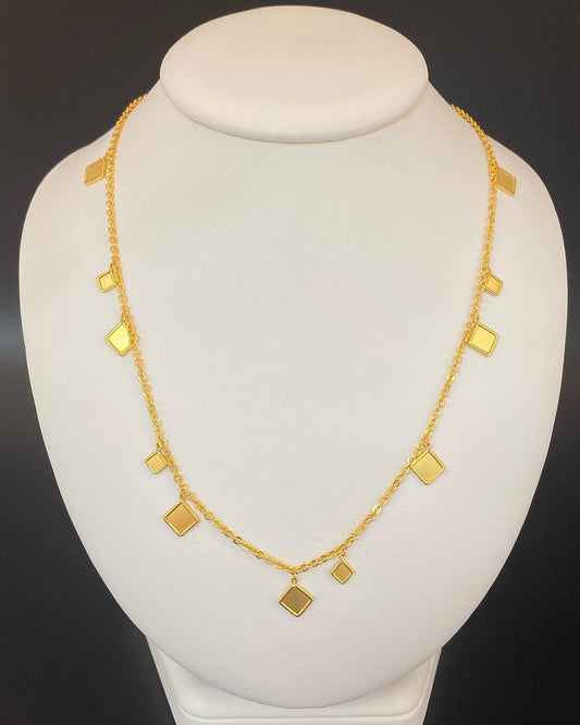 21k Necklace - 18'' - 7.9 grams