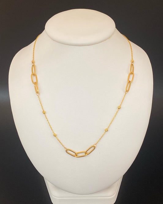 21k Necklace - 18'' - 7.2 grams