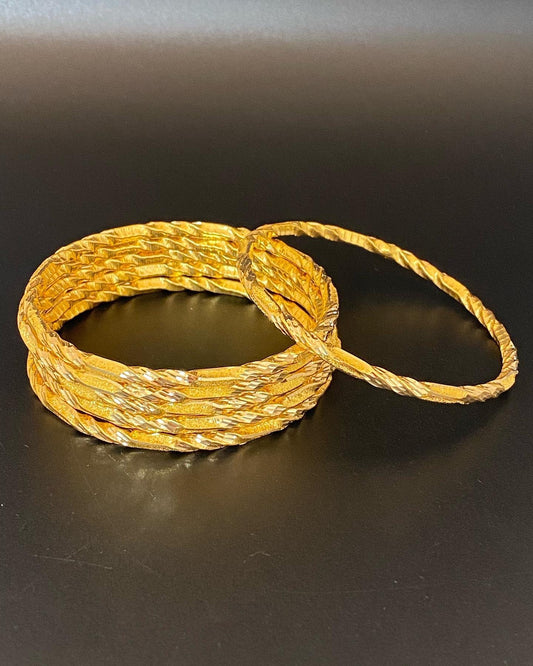 6 Piece Bangle Set - 21k - 51.0 grams