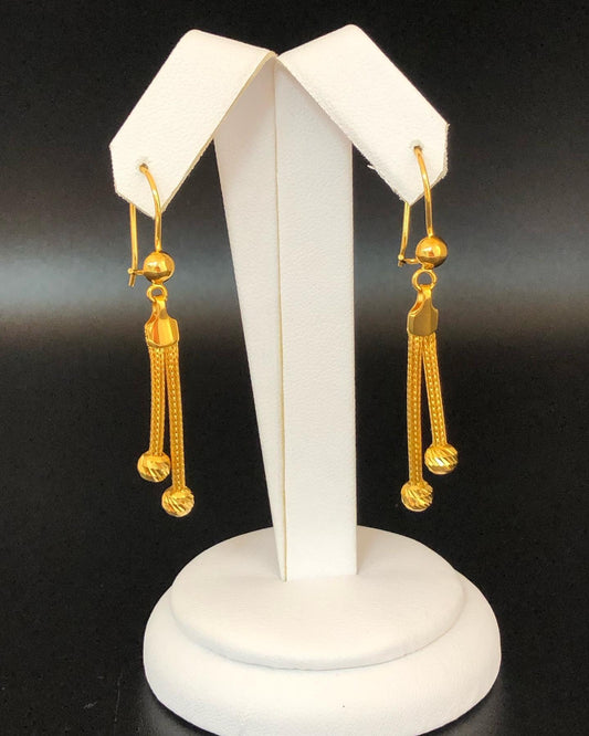 21k Earrings - 4.1 grams