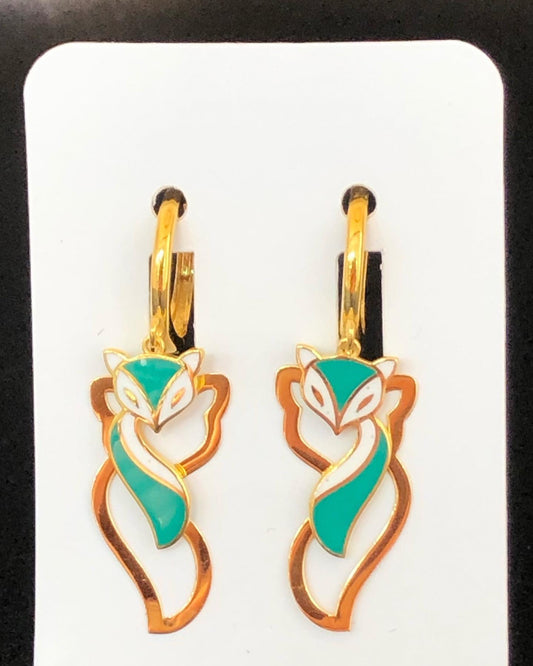 21k Earrings - 3.7 grams