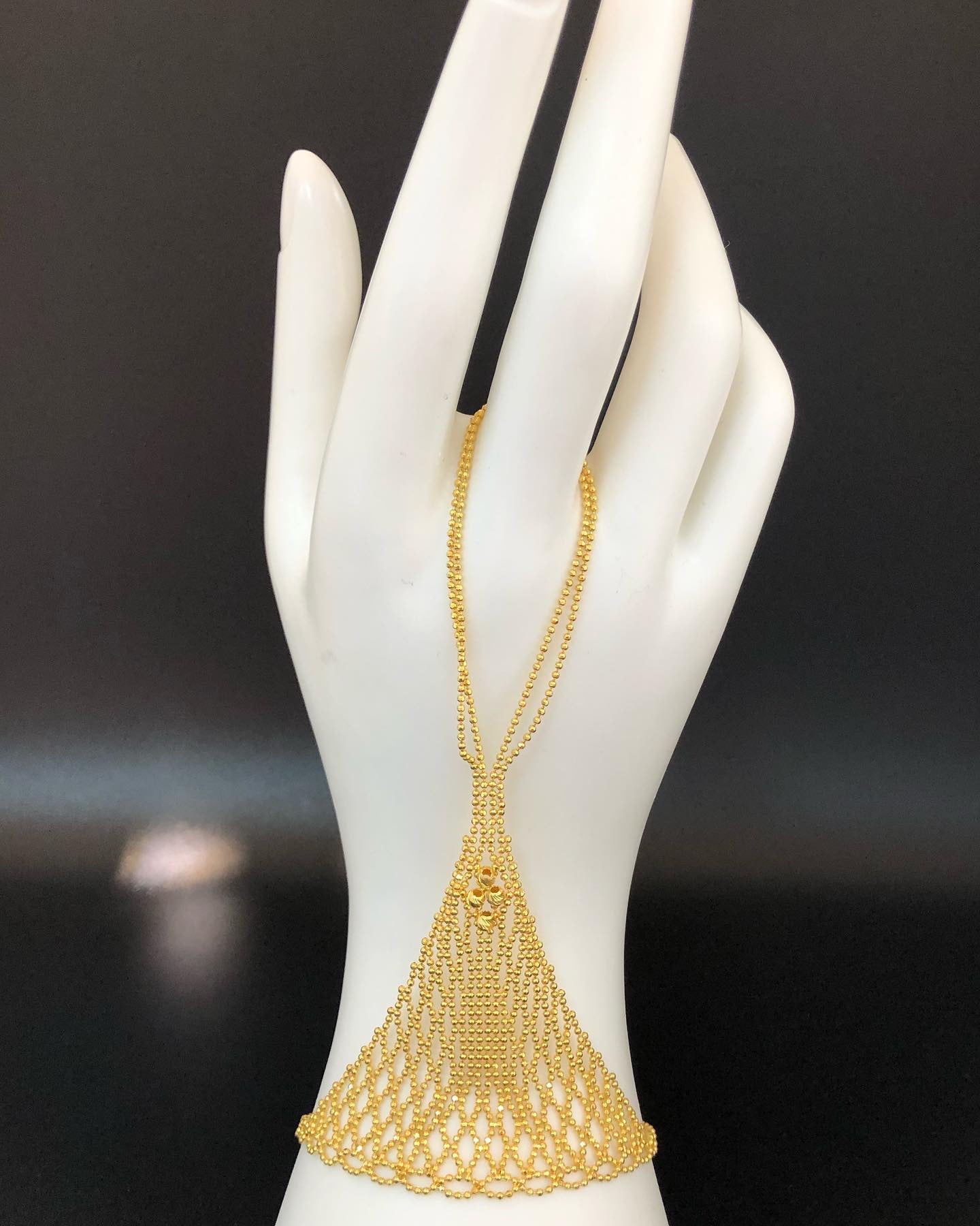 21k Hand Bracelet - 12.0 grams